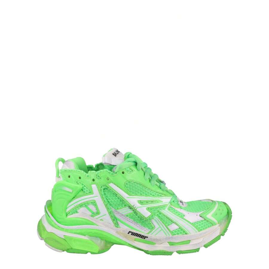 Balenciaga Runner Bicolor Sneakers - màu xanh lá - Xem 1