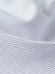 Camice medico a maniche lunghe, tessuto spesso, adatto per laboratorio, servizio alimentare, farmacia, clinica dentistica, salone di bellezza, per uomo, autunno, inverno, primavera - Bianco - Visualizzare 3