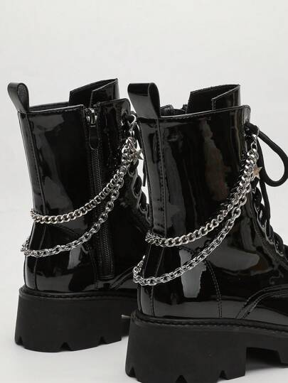 2pcs Metal Chain Star Punk Boot Chain - Easy Clip On, Durable Fashion Accessory DIY For Shoe Customization
