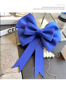 1pc DIY Sponge Paper Bow, Extra Large Fashion Color Bow For Craft Shop Decoration, Wedding, Valentine's Day, New Year's Eve, Birthday Hanging Decor, Home Decor, Scene Decor, Theme Party Decor, Decoration Best Gifts Birthday