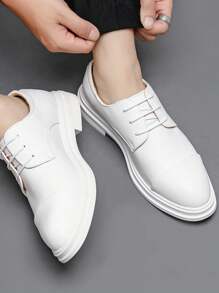 Men's Formal British Style Dress Shoes With Double Buckles, Fashion Minimalist Design Wedding Shoes, Suitable For Teen Summer Casual, Outdoor Athletic, Vacation Travel, Graduation Gifts, Birthday Dress Accessories