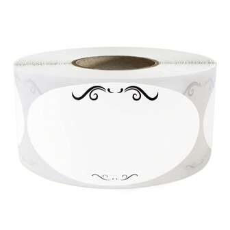 300pcs/roll Food Storage Jar Label Stickers