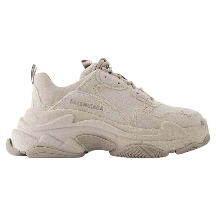 Triple S Sneakers - - Leather - Beige - Beige - View 1