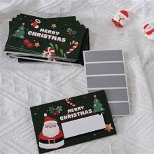 50 张带有幸运和树图案的快乐刮刮卡 - DIY 节日礼券、派对游戏奖品，包括幸运刮刮贴纸 - 彩色 - 查看 1