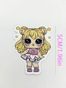 LOL SURPRISE 50 件惊喜娃娃涂鸦贴纸装饰行李箱笔记本电脑滑板车手机壳杯贴两种随机选择、惊喜贴纸、玩具笔记本电脑、童子军、疯狂的东西、爱好、球、Lol 惊喜、Lol 娃娃、Lol 惊喜球、娃娃 Lol、玩具电脑、Lol、Lol 娃娃包、Gabby 娃娃屋贴纸、Lol、Lol 惊喜、Lol 娃娃 - 米色 - 查看 2