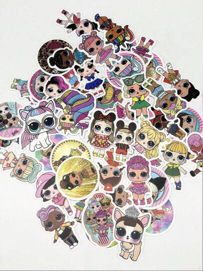  LOL SURPRISE 50 件惊喜娃娃涂鸦贴纸装饰行李箱笔记本电脑滑板车手机壳杯贴两种随机选择、惊喜贴纸、玩具笔记本电脑、童子军、疯狂的东西、爱好、球、Lol 惊喜、Lol 娃娃、Lol 惊喜球、娃娃 Lol、玩具电脑、Lol、Lol 娃娃包、Gabby 娃娃屋贴纸、Lol、Lol 惊喜、Lol 娃娃