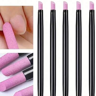 Bộ 5 bút đánh bóng bằng gốm và thạch anh dùng để làm móng, dụng cụ loại bỏ da chết và lớp biểu bì góc 45 độ, dụng cụ loại bỏ lớp biểu bì móng, dụng cụ đánh bóng móng, dụng cụ đẩy lớp biểu bì móng, dụng cụ làm móng bằng đá bọt, dụng cụ đẩy lớp biểu bì móng tay, dụng cụ làm móng tự nhiên, dụng cụ làm móng, dụng cụ làm móng, dụng cụ làm móng nghệ thuật, trở lại trường, làm móng, dụng cụ làm móng để ấn vào móng, dụng cụ làm móng chân