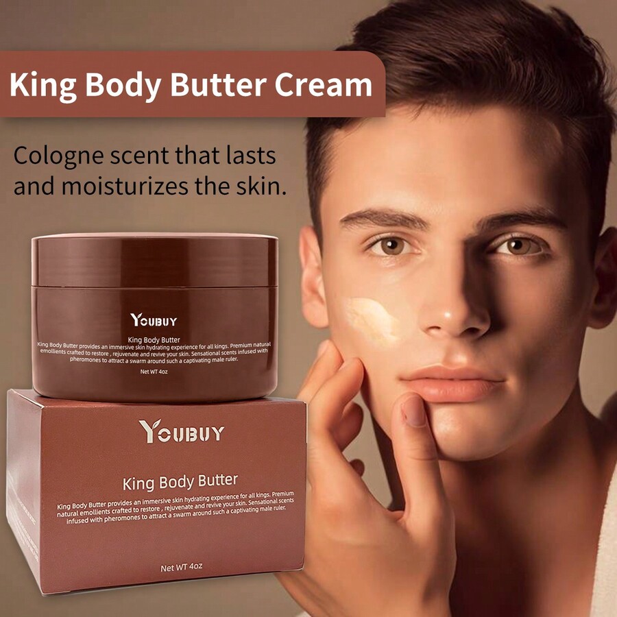Men King Butter Body Hydrating Cream, Body Moisturizing Restore