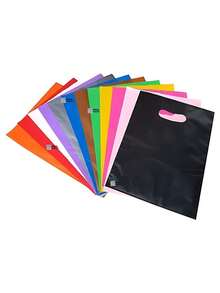 50  Clown Mouth Plastic Bags 16X20 - Màu tím - Xem 3