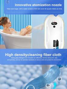 Thiết bị vệ sinh gia dụng Thiết bị vệ sinh cửa sổ Robot vệ sinh cửa sổ Robot vệ sinh kính cửa sổ - Phích cắm loại C của EU (220-240V) - Xem 8