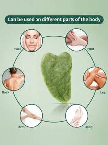 1/2 cái/bộ con lăn ngọc bích & bộ gua sha, con lăn mát xa mặt có dụng cụ cạo gua sha, máy mát xa đá ngọc bích chống lão hóa, làm thon gọn & săn chắc, trẻ hóa mặt và cổ, xóa nếp nhăn & bọng mắt - Nhiều màu - Xem 5