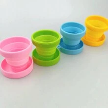 Silicone Collapsible Travel Cup With Lid - Insulated, Reusable, Hand Wash Only - Multipurpose Folding Silicone Mug For Camping, Hiking & Outdoors