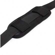 1pc Anti-Slip Shoulder Strap Pad Bag Fastener Padded Cushion Replacement For Business Bag School Bag Backpack Rucksack - Black - View 2