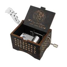 1 Peça, Caixa de Música de Melodia Personalizada, "Você É Meu Raio de Sol", Caixa de Música Personalizada com Mecanismo de Melodia de Metal Personalizado, Caixa de Música Gravada Clássica, Caixa de Música com Tema Musical para Presente de Casal, Presente de Natal para Pais - Cor madeira - Visão 4