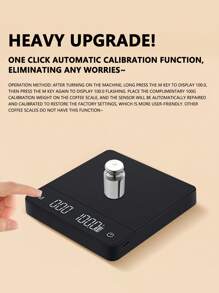 1 Piece Brand New Coffee Timer With Charging And Recharging Instructions, Type-C Jack, LED HD Display, Two Sizes To Choose From, Mini And Max Version, Kitchen Supplies And Food Cooking Digital, Perfect For Brewing Coffee, Tea And Milk Powder - Multicolor - View 13