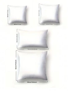 1 件圣诞圣诞老人雪人鹿枕套，各种尺寸方形抱枕套数码印花简约风格家居装饰靠垫套沙发办公室装饰，布艺装饰枕套汽车礼物 - 彩色 - 查看 5