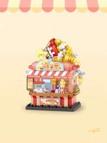 LOZ Micro-Blocks 日本街景模型玩具 - 食品店，3D 拼图玩具，290-360 件，适合男孩、女孩、学校、生日的礼物 - 彩色 - 查看 11