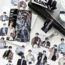 30 张/包时尚男孩人物贴纸，适用于剪贴簿 DIY 工艺粘贴装饰 - 彩色 - 查看 7