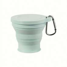 Silicone Collapsible Travel Cup With Lid - Insulated, Reusable, Hand Wash Only - Multipurpose Folding Silicone Mug For Camping, Hiking & Outdoors