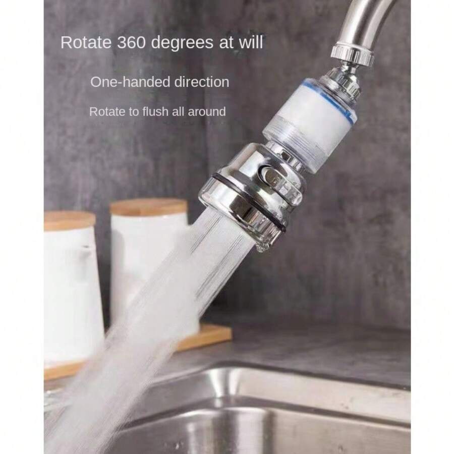 3Mode Faucet Splash Guard With Extra Long Filtered Spout Standard