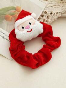 1 dây buộc tóc đàn hồi hình con nai nhồi bông Giáng sinh Phụ kiện dễ thương - Nhiều màu - Xem 6