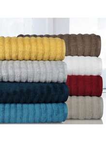 Kit 3 Giant Bath Towels Super Absorption Ocean - Lamim Toalhas - Màu sắc nam tính - Xem 4