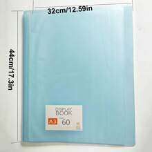 A3水鑽繪畫收納活頁夾 - 藍色 - 查看 3