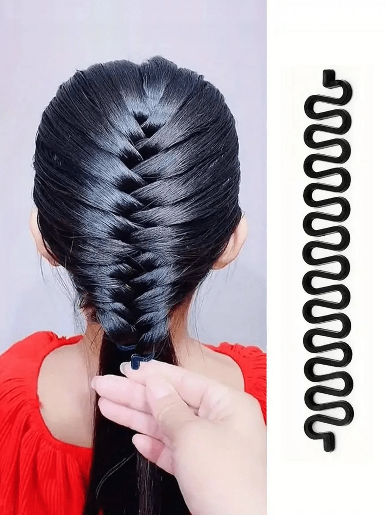 1 szt./2 szt. Warkocz Fishtail Wave Braider, Warkocz Octopus, Twisted Braid Maker, Narzędzie do stylizacji włosów, Narzędzie do upięć