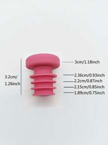 3pcs Silicone Bottle Caps, Durable Screw Threaded Silicone Sealing Stoppers - Multicolor - View 9