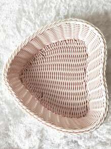 1 szt. Nowy pilot zdalnego sterowania Pudełko na cukierki Plastikowy kosz CD Biżuteria Kosz do przechowywania na biurku Kosz do przechowywania z tkanego rattanu