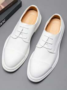 Men's Formal British Style Dress Shoes With Double Buckles, Fashion Minimalist Design Wedding Shoes, Suitable For Teen Summer Casual, Outdoor Athletic, Vacation Travel, Graduation Gifts, Birthday Dress Accessories