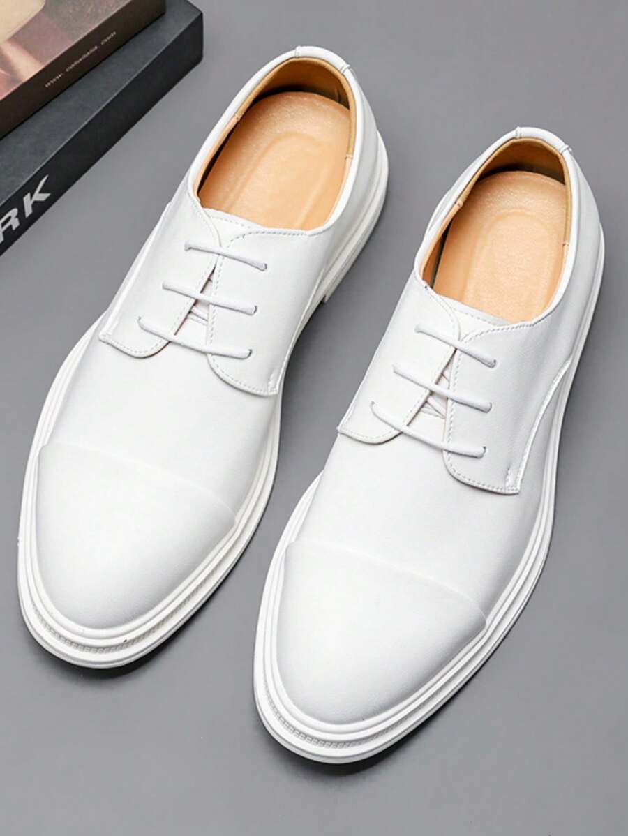 Men's Formal British Style Dress Shoes With Double Buckles, Fashion Minimalist Design Wedding Shoes, Suitable For Teen Summer Casual, Outdoor Athletic, Vacation Travel, Graduation Gifts, Birthday Dress Accessories