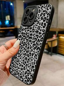 Leopard Print Painted Straight Edge Black Minimalist Thick Shockproof Phone Protective Cover Compatible With Iphone 15 XR/7/8, IPhone 15 ProMax/12 ProMax/13 ProMax/14 ProMax, 13 14 11 12P14 Women P11 Soft Shell P12 Shockproof XS.XR/78P.78GES2, Applicable To A134G A22 A21S A514G A52 S22 Ultra A335G, Applicable To Redmi 10 Redmi Note 114G Redmi 11Lite A53 TPU A14/A23/S23 Ultra S24 A14 A15 S23 A73, Samsung, Redmi Phone Case Cover
