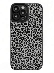 Leopard Print Painted Straight Edge Black Minimalist Thick Shockproof Phone Protective Cover Compatible With Iphone 15 XR/7/8, IPhone 15 ProMax/12 ProMax/13 ProMax/14 ProMax, 13 14 11 12P14 Women P11 Soft Shell P12 Shockproof XS.XR/78P.78GES2, Applicable To A134G A22 A21S A514G A52 S22 Ultra A335G, Applicable To Redmi 10 Redmi Note 114G Redmi 11Lite A53 TPU A14/A23/S23 Ultra S24 A14 A15 S23 A73, Samsung, Redmi Phone Case Cover