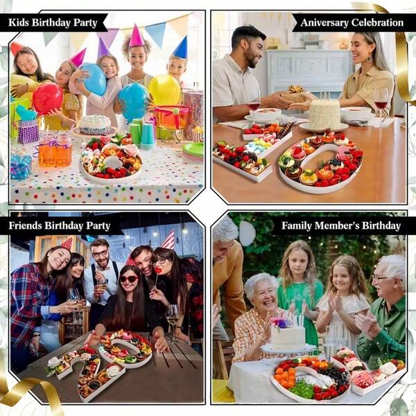 New GRAD Candy Box Alphanumeric Snack Box Graduation Tray Organizer Nut Snack Candy Dried Fruit Minimalist Organizer Party Fruit Platter Snack Snack Plate Snack Plate