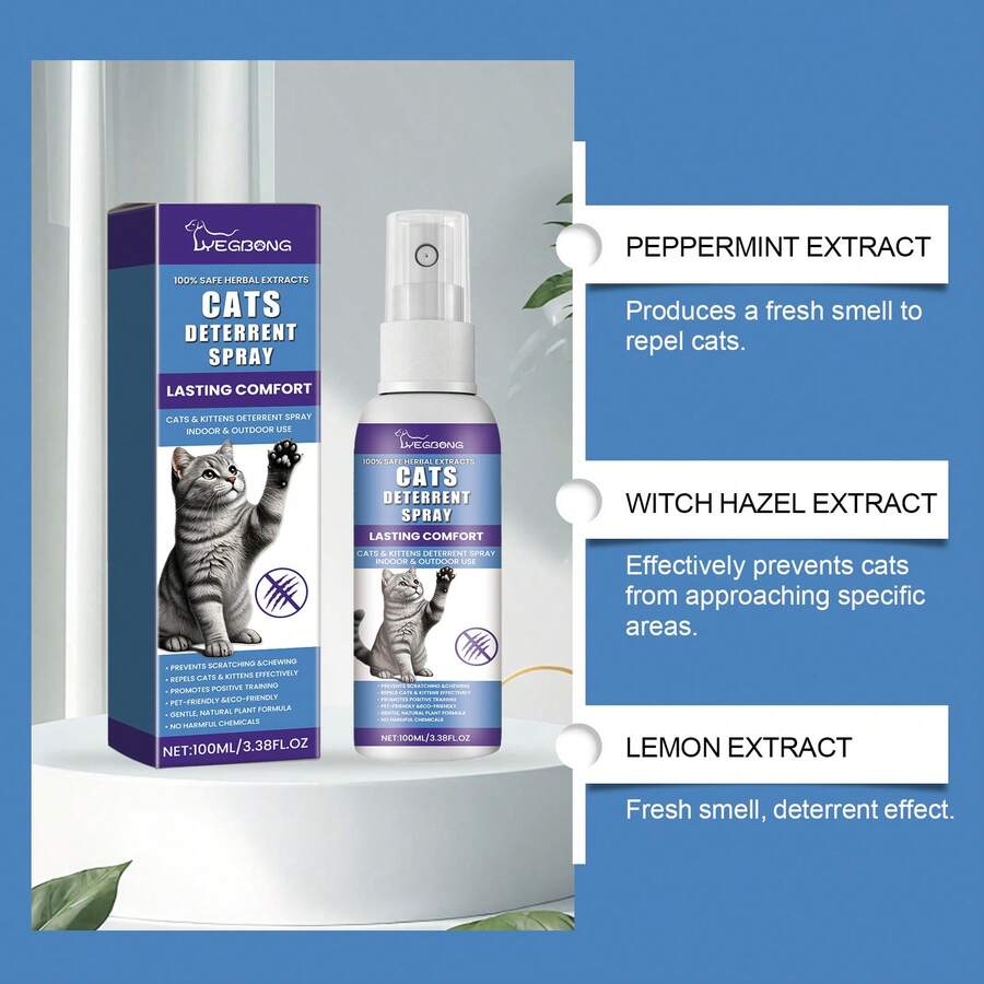 Cat Care Spray, Gentle Formula To Prevent Cats From Urinating On Bed