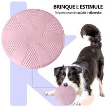 Frisbe Disco Cachorro Brinquedo Pet Textura Aerodinâmica Qualidade Sanremo