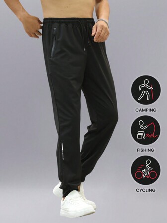 Pantalons de survêtement style petit ami pour hommes, sports de plein air, casual, jogging, pantalons légers avec cordon de serrage. Coupe slim, printemps automne