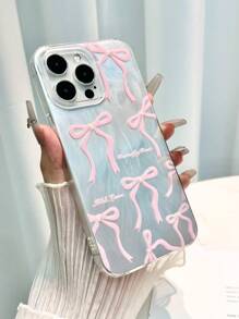 Nơ thắt nút sơn kèm dây xích tương thích với iPhone 15, iPhone 15 Pro Max họa tiết hoa, Apple P13, P14 dành cho nữ, Ốp lưng mềm P11, Chống sốc P12, XS, XR/78P, 78GES2, A14/A15, S23U/A50, A12, A32, A52, A72, A51, A21S, A13, A14, S22 Ultra, S23, A33, A53, Ốp lưng điện thoại chống sốc S20FE - Nhiều màu - Xem 4