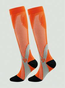 Unisex Professional Sports Long Compression Socks Suitable For Running, Cycling, Football - Multicolor - View 10