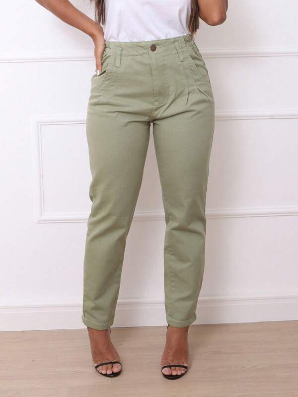 Calça Jeans Mom Fit Feminina