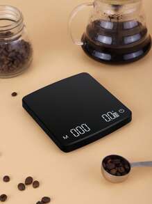 1 Piece Brand New Coffee Timer With Charging And Recharging Instructions, Type-C Jack, LED HD Display, Two Sizes To Choose From, Mini And Max Version, Kitchen Supplies And Food Cooking Digital, Perfect For Brewing Coffee, Tea And Milk Powder - Multicolor - View 12