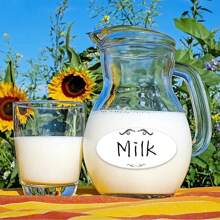 300pcs/roll Food Storage Jar Label Stickers - Black and White - View 4