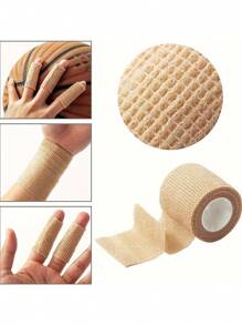 6 piezas de vendas adhesivas - Buena elasticidad para un soporte seguro, Tamaños de venda autoadhesiva, Accesorios para gimnasio, Cinta deportiva