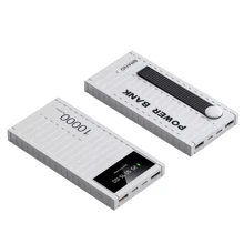 10000mAh 2 USB Power Bank Pack Fast Charger External Battery For Mobile Phone - White - View 4