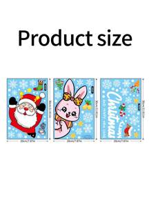 Static Cling Christmas Decorations, Window Glass Stickers, Christmas Stickers For Windows  Christmas Decor  Home Decor Room Decor - Multicolor - View 16