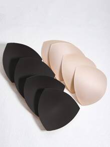 8 件可重复使用的米色/黑色胸垫，隐形乳头隐藏柔软舒适丰胸垫，适合各种场合 - 彩色 - 查看 5