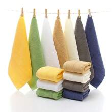 3pcs Thickened Towel Absorbent Face Wash Towel Hotel Soft Embroidered L Towel Face Wash Towel Home Bathroom Decor Fall Decor Back To School For Beauty Salon Home Bathroom Shower Towels For Beaty Salon, Hotel Sports,Home Essentials, Towel, Skin Care