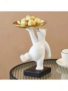 Modern Bear Sculpture Storage Box Decoration Trays Home Decor Accessories Modern Living Room Decor Christmas Decorations - 鬍鬚 - 查看 4