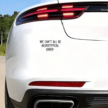 1 件我们不能都是神经典型 Karen 贴纸 | 适用于笔记本电脑、水瓶和汽车的有趣激励贴纸 | 用于心理健康意识的酷炫贴纸 - 彩色 - 查看 8